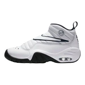 Nike Shake Ndestrukt Dennis Rodman White and Navy Sneakers